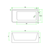 Corner 1500 Right Fit Freestanding Bath Tub - Acqua Bathrooms