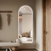 Arched 600 x 1650 LED Mirror - Three Light Temperatures - Acqua Bathrooms