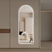 Arched 600 x 1650 LED Mirror - Three Light Temperatures - Acqua Bathrooms