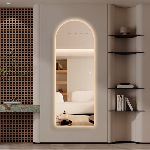 Arched 600 x 1650 LED Mirror - Three Light Temperatures - Acqua Bathrooms