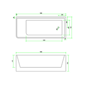 Corner 1700 Right Fit Freestanding Bath Tub - Acqua Bathrooms