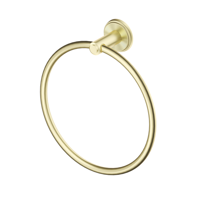 Mica French Gold Heritage Towel Ring - Acqua Bathrooms