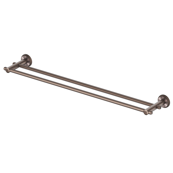 Mica Dusk Bronze Heritage Double Towel Rail - 800mm