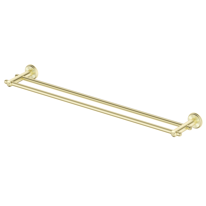 Mica French Gold Heritage Double Towel Rail - 800mm