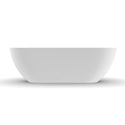 Fiora 1750mm Stone Matte White Freestanding Bath Tub - Acqua Bathrooms