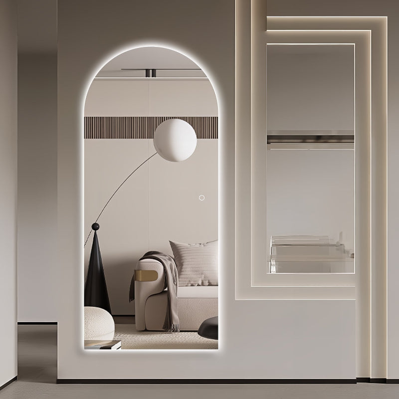 Arched 800 x 1800 LED Mirror - Three Light Temperatures - Acqua Bathrooms