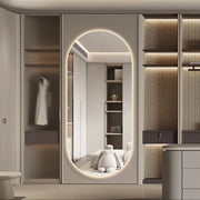 Oval 800 x 1800 LED Mirror - Three Light Temperatures - Acqua Bathrooms