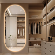 Oval 800 x 1800 LED Mirror - Three Light Temperatures - Acqua Bathrooms