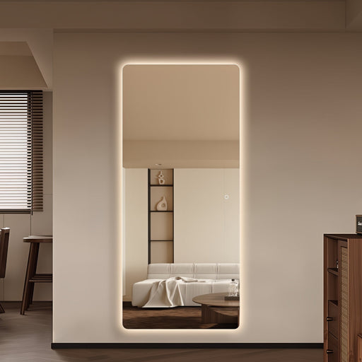 Curva 800 x 1800 LED Mirror - Three Light Temperatures - Acqua Bathrooms