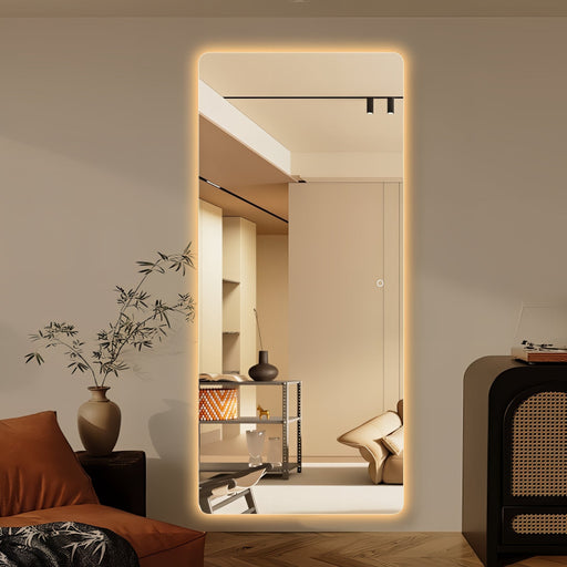 Curva 800 x 1800 LED Mirror - Three Light Temperatures - Acqua Bathrooms