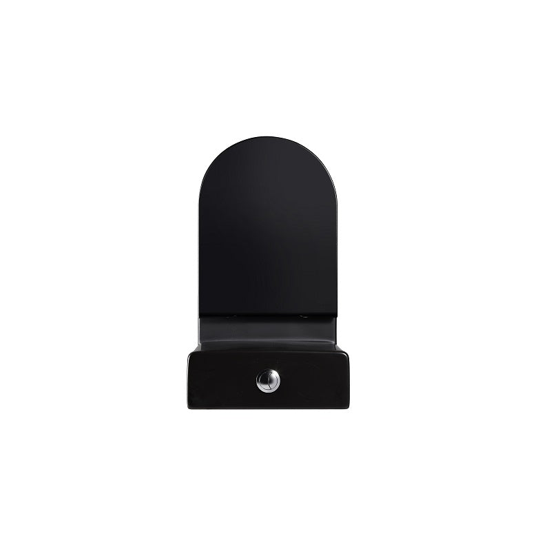 Cremona Matte Black Vortex Tornado Rimless Toilet Suite By Indulge® - Acqua Bathrooms