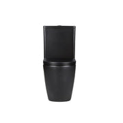 Cremona Matte Black Vortex Tornado Rimless Toilet Suite By Indulge® - Acqua Bathrooms