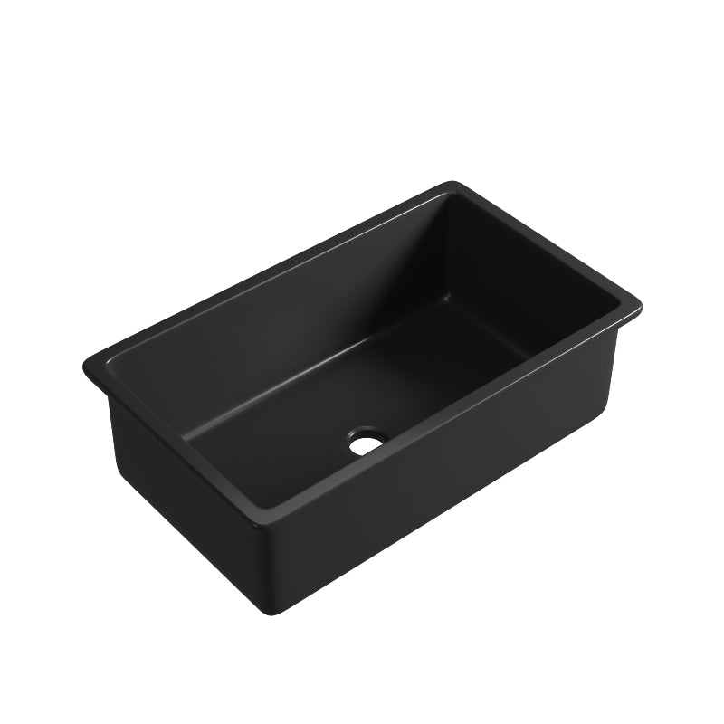 Middleton Matte Black 813 Butler Kitchen & Laundry Sink - Acqua Bathrooms