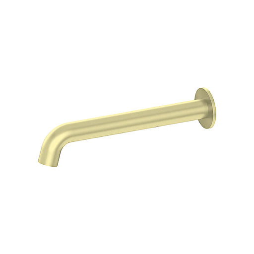 Nero | Mecca Brushed Gold  Bath & Basin Spout 215mm - Acqua Bathrooms