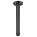 Classic Matte Black 200mm Round Ceiling Arm - Acqua Bathrooms