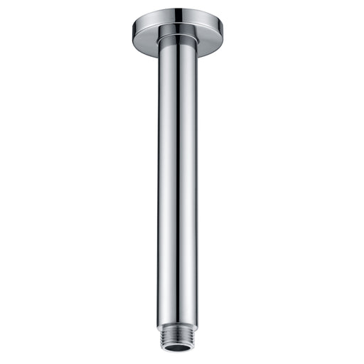 Classic Chrome 200mm Round Ceiling Arm - Acqua Bathrooms