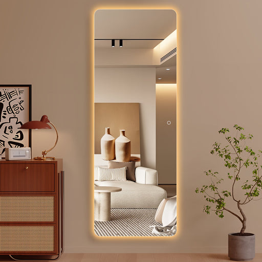 Curva 600 x 1650 LED Mirror - Three Light Temperatures - Acqua Bathrooms