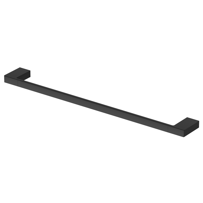 Tiago Matte Black Single Towel Rail - 600mm