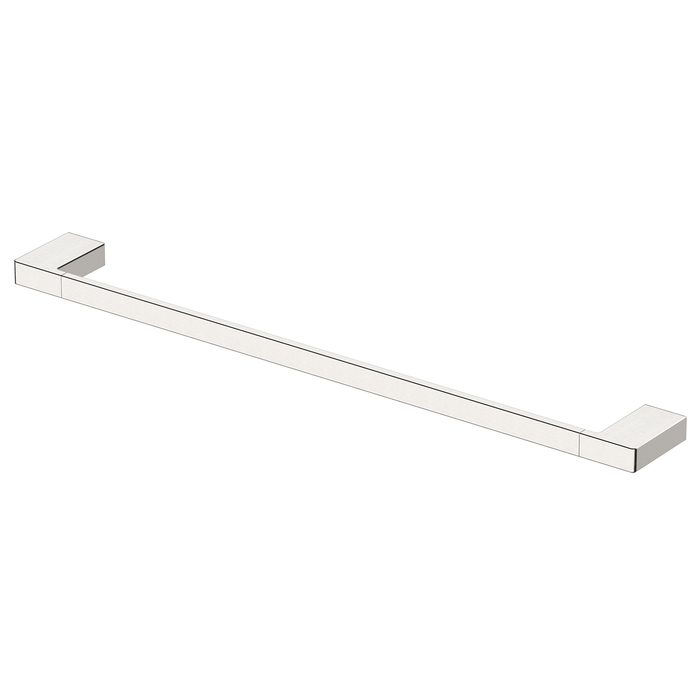 Tiago Brushed Nickel Single Towel Rail - 800mm