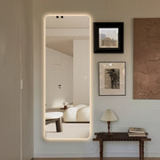Curva 600 x 1650 LED Mirror - Three Light Temperatures - Acqua Bathrooms
