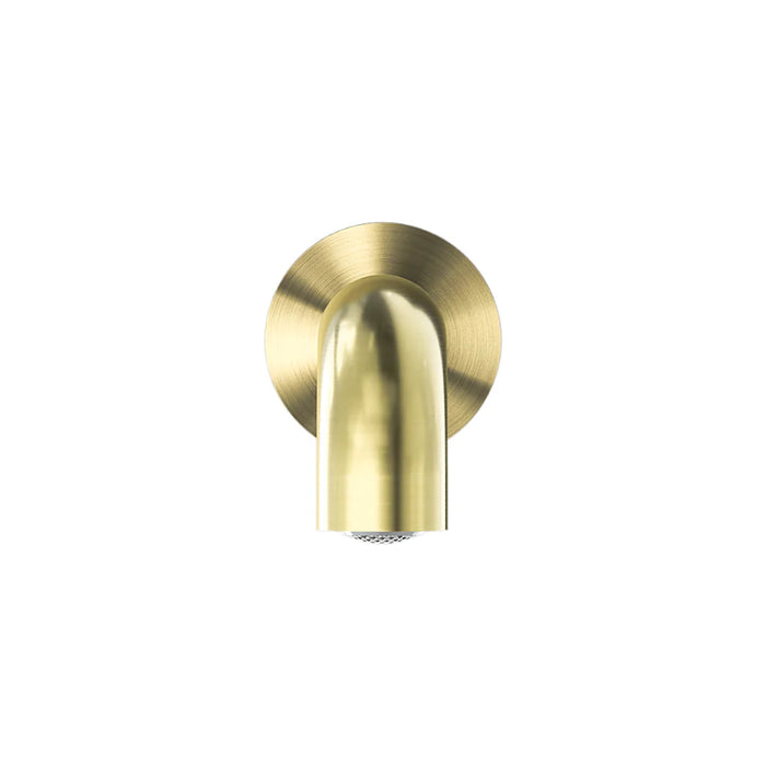 Nero | Mecca Brushed Gold  Bath & Basin Spout 215mm - Acqua Bathrooms