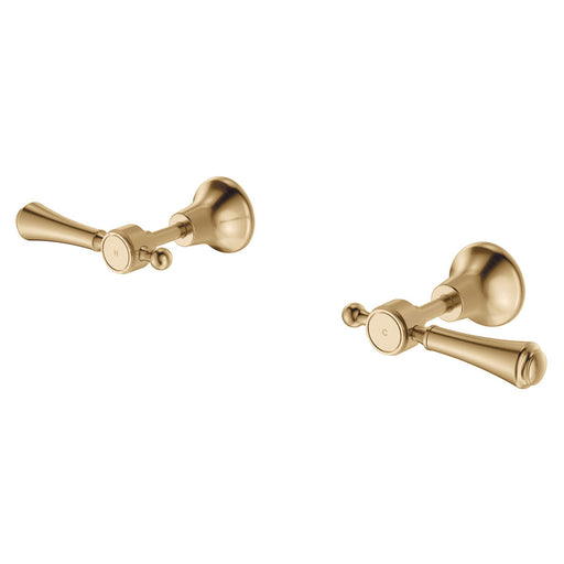 Lillian Lever Wall Top Assemblies, Urban Brass - Acqua Bathrooms