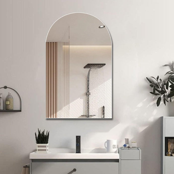 Indulge | Arched 600 x 900 Polished Edge Mirror - Acqua Bathrooms