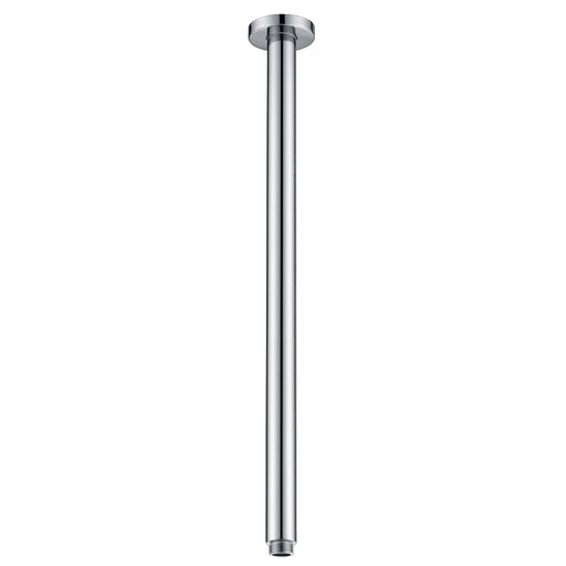 Classic Chrome 450mm Round Ceiling Arm - Acqua Bathrooms