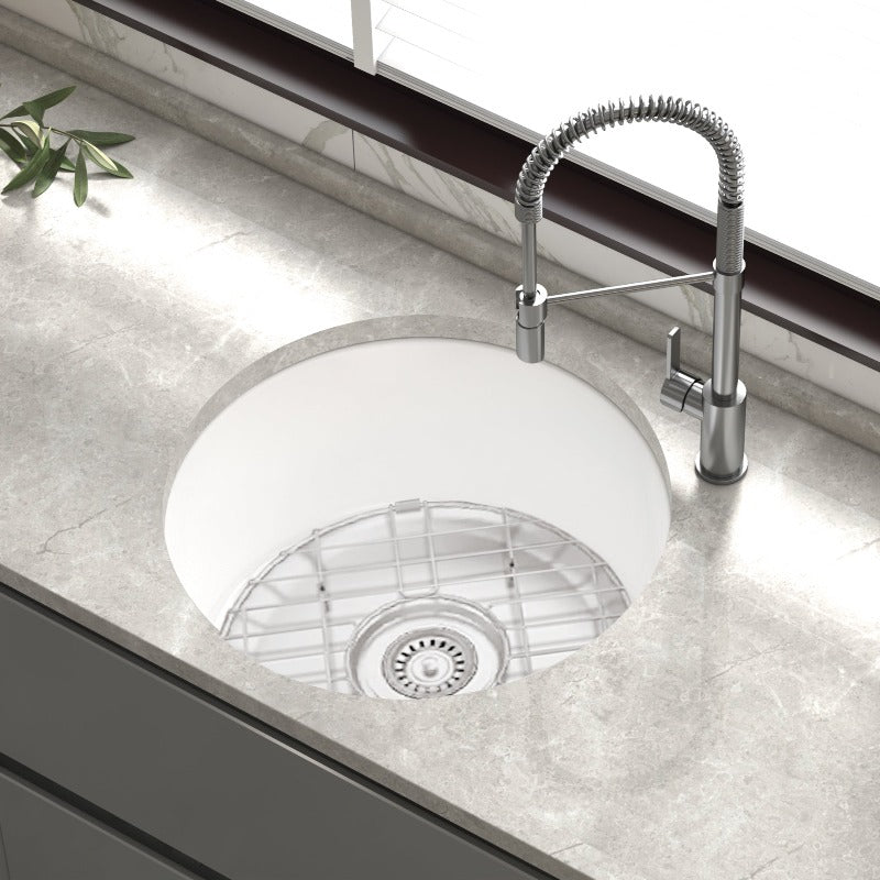 Marlowe 460 Round Butler Kitchen & Laundry Sink Package - Acqua Bathrooms