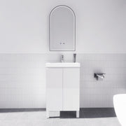Absolute | 600mm Ensuite Narrow Vanity on Legs - Acqua Bathrooms