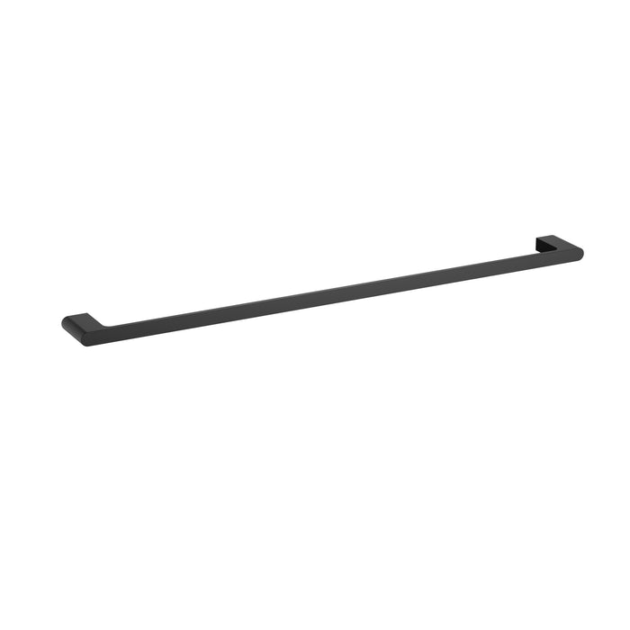 Cora Matt Black Towel Rail Single 800mm – 5301-800-MB