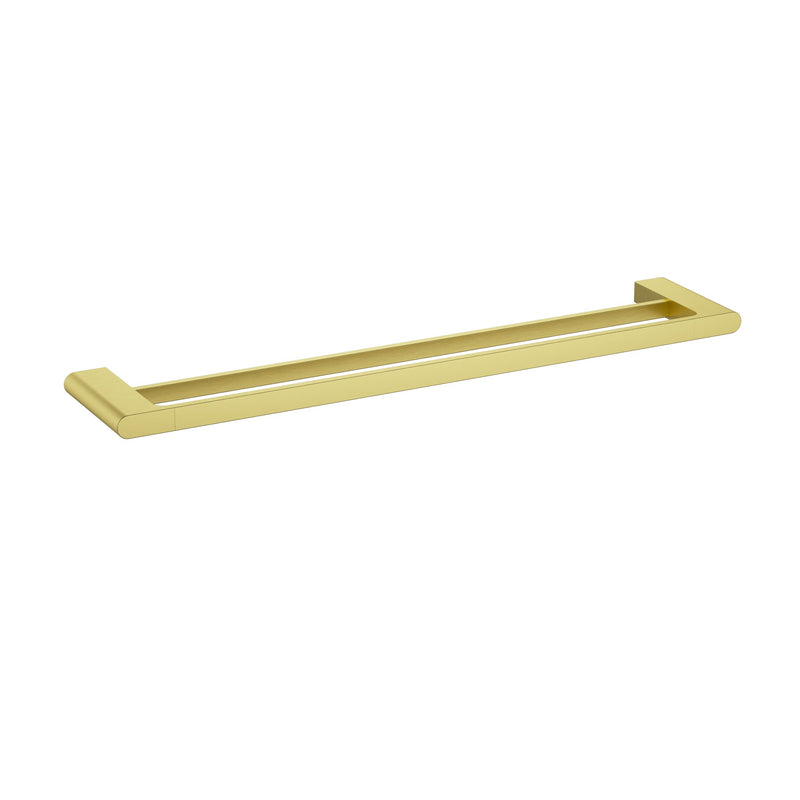 Cora Brushed Gold Towel Rail Double 600mm – 5302-600-BG