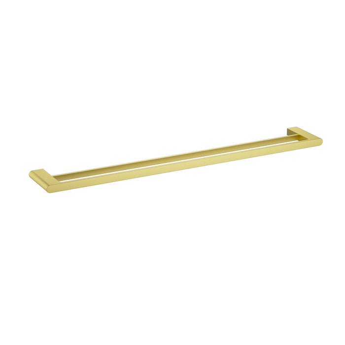 Cora Brushed Gold Towel Rail Double 800mm – 5302-800-BG
