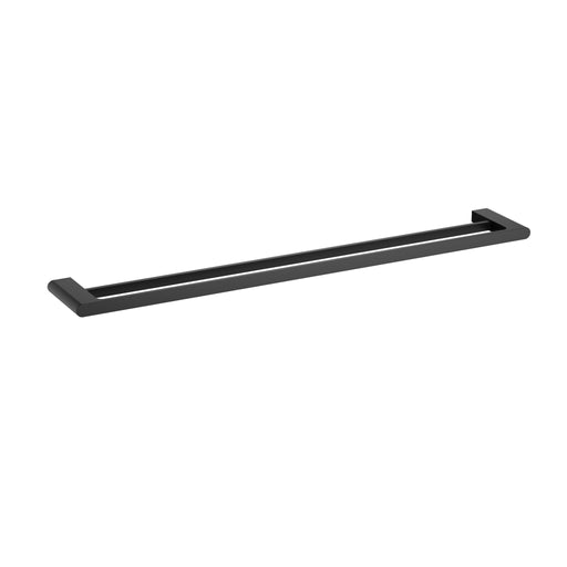Cora Matt Black Towel Rail Double 800mm – 5302-800-MB