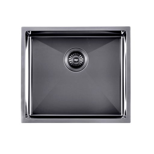 550 x 450 x 230mm Brushed Black Kitchen & Laundry Sink - Acqua Bathrooms