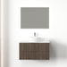 Kelsa 900 Fluted Walnut Wall Hung Vanity - Acqua Bathrooms
