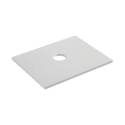 Indulge | Kelsa 600 Fluted Matte White Wall Hung Vanity - Acqua Bathrooms