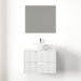 Kelsa 750 Fluted Matte White Wall Hung Vanity - Acqua Bathrooms