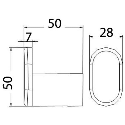 Cora Robe Hook - Acqua Bathrooms