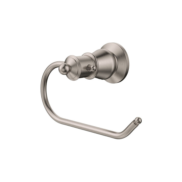 Lillian Toilet Roll Holder, Brushed Nickel - Acqua Bathrooms