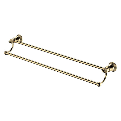 Lillian Double Towel Rail, Urban Brass - Acqua Bathrooms