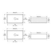 Harrington 835 Butler Kitchen & Laundry Sink - Acqua Bathrooms