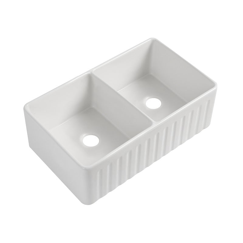 Harrington 835 Double Bowl Butler Kitchen Sink - Acqua Bathrooms