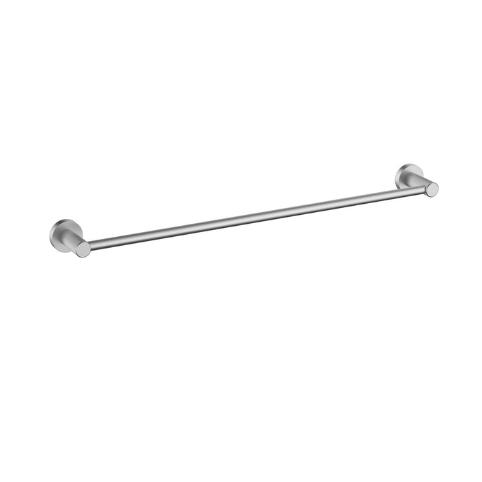 Linie Fluted Brushed Nickel Single Towel Rail 600 mm – 9902-600BN