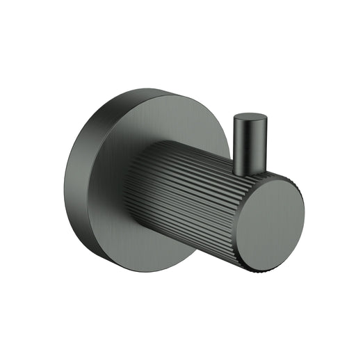 Linie Fluted Gun Metal Robe Hook – 9915GM