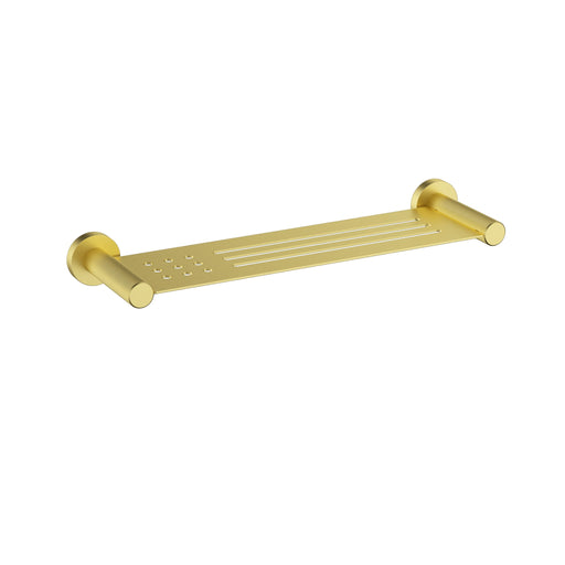Linie Fluted Brushed Gold Metal Shelf – 9927A-BG