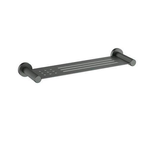Linie Fluted Gun Metal Metal Shelf – 9927A-GM