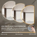 Alora Curved 1050 x 1500 Touchless LED Mirror - Three Light Temperatures - Image 6