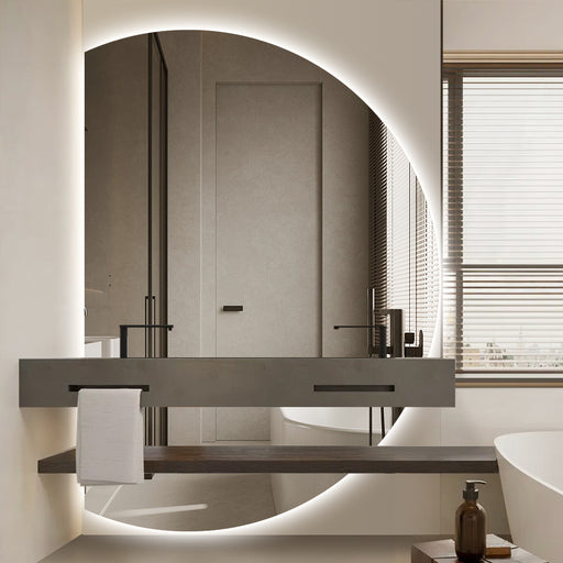 Alora Curved 1200 x 1700 Touchless LED Mirror - Three Light Temperatures - Image 3