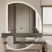 Alora Curved 1200 x 1700 Touchless LED Mirror - Three Light Temperatures - Image 3
